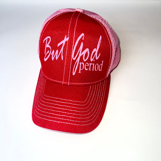 Strawberry -But God Period cap