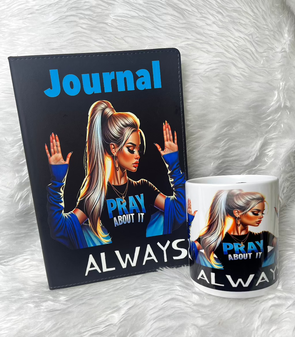 Mug and noteJournal combo