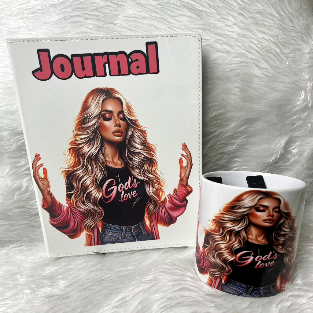 Mug and noteJournal combo