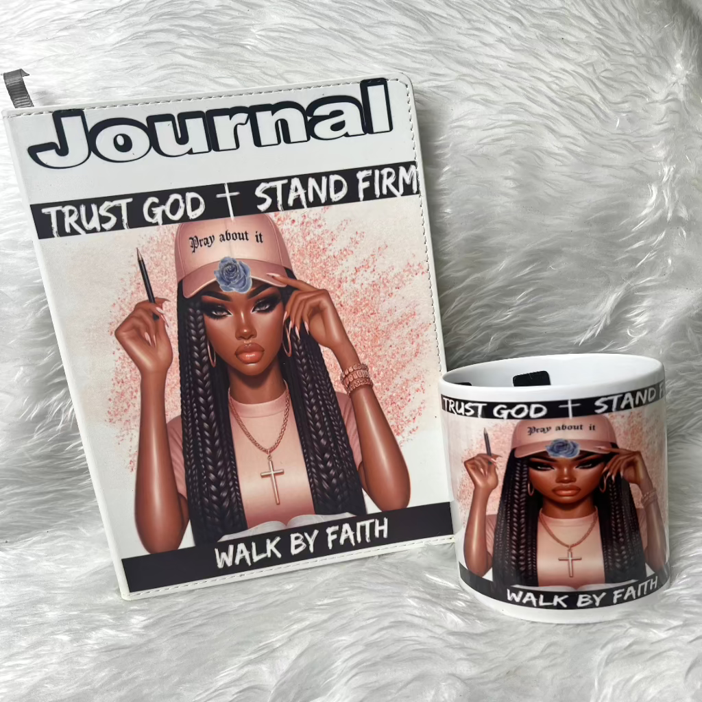 Mug and noteJournal combo